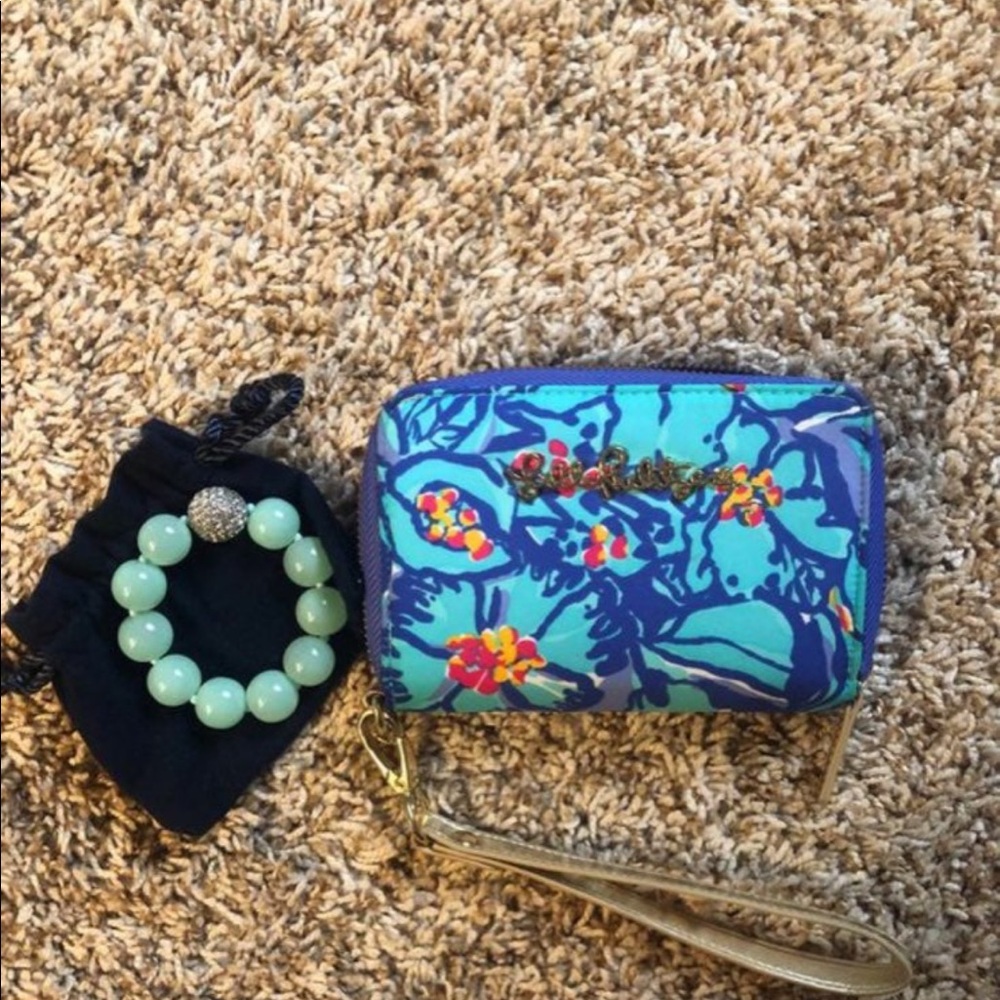 Lilly Pulitzer Wristlet and Bracelet